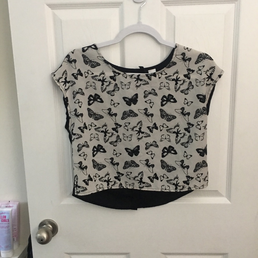 H&M butterfly tank top